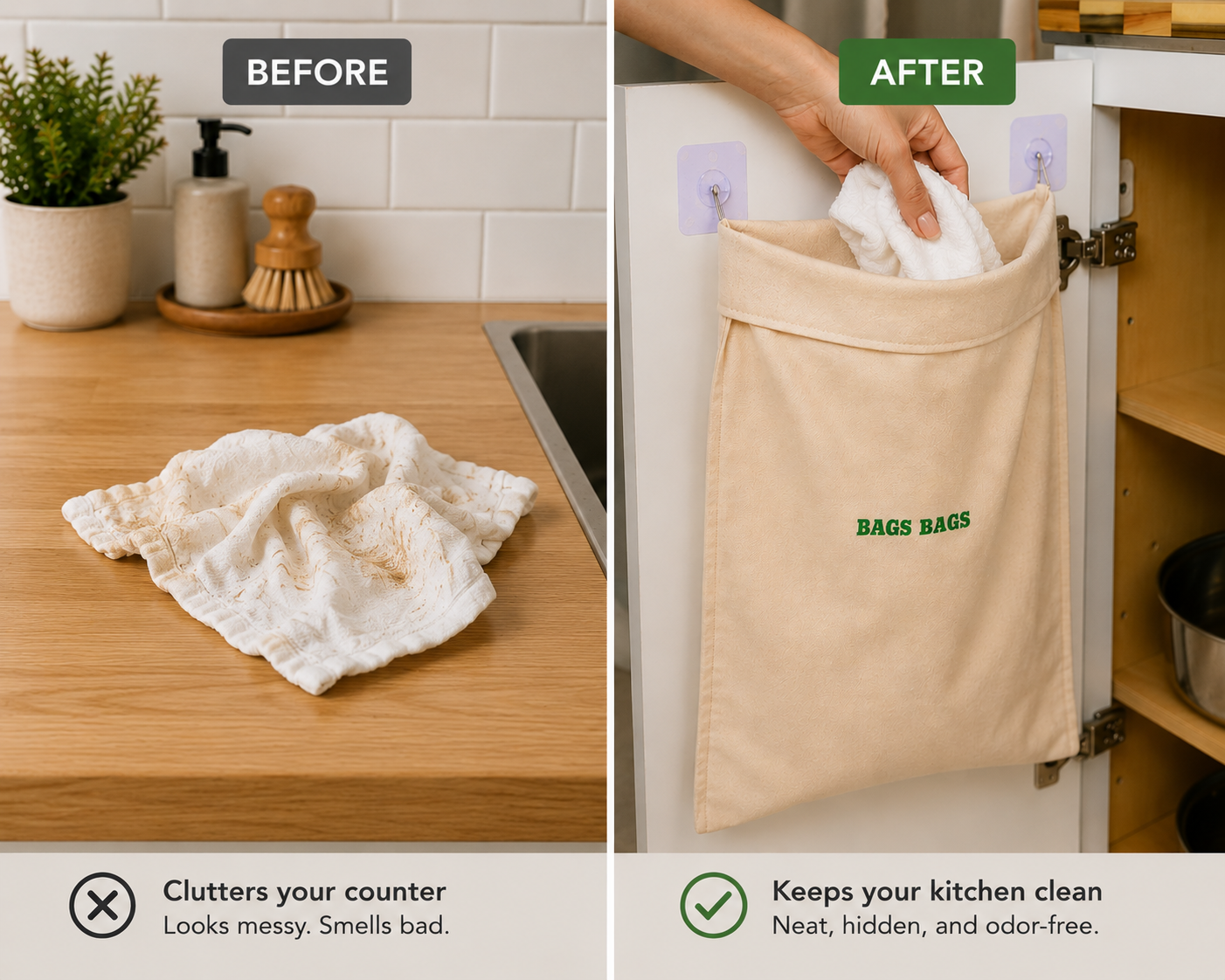 Premium Kitchen Laundry Storage Bag