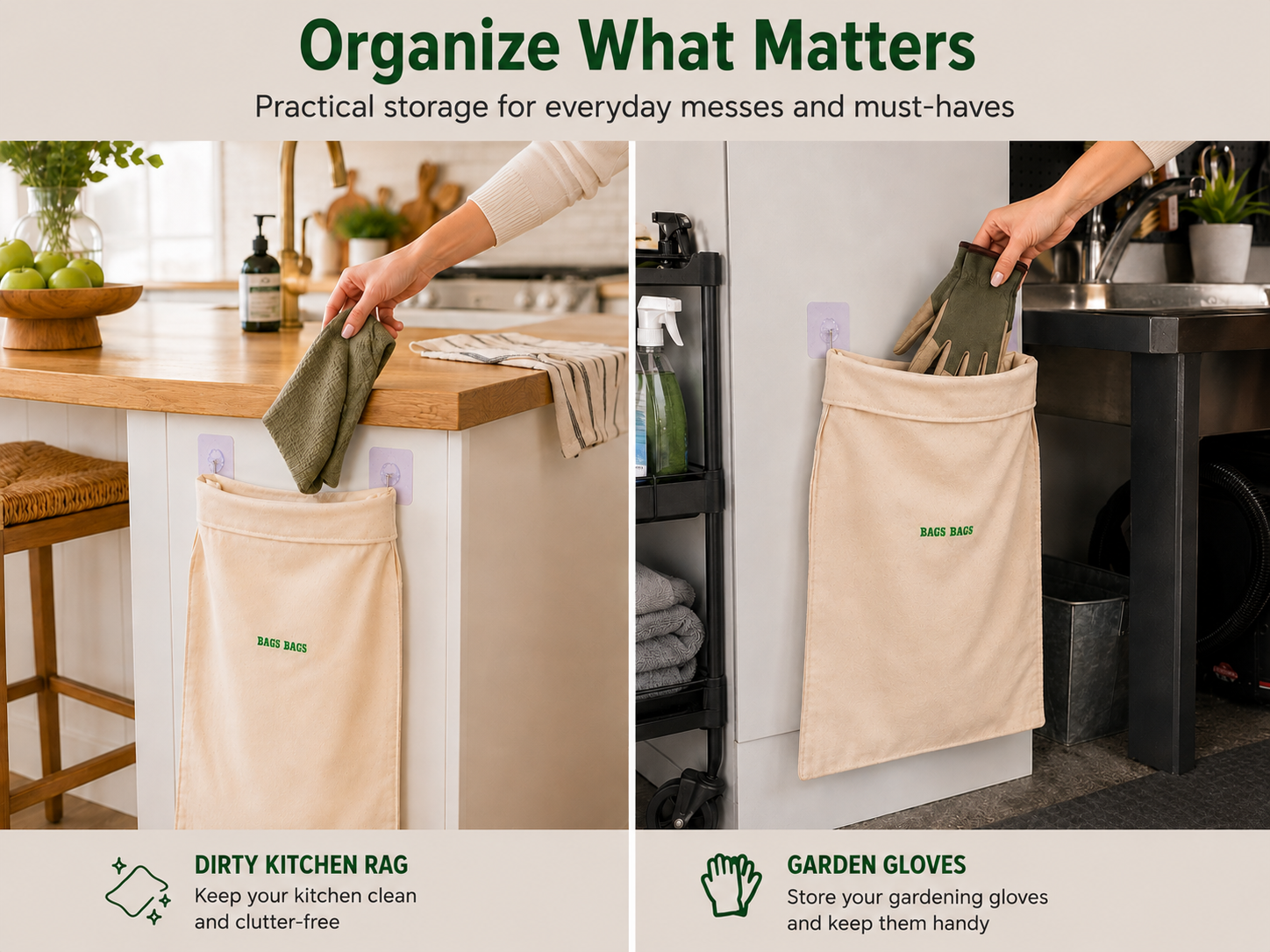 Premium Kitchen Laundry Storage Bag