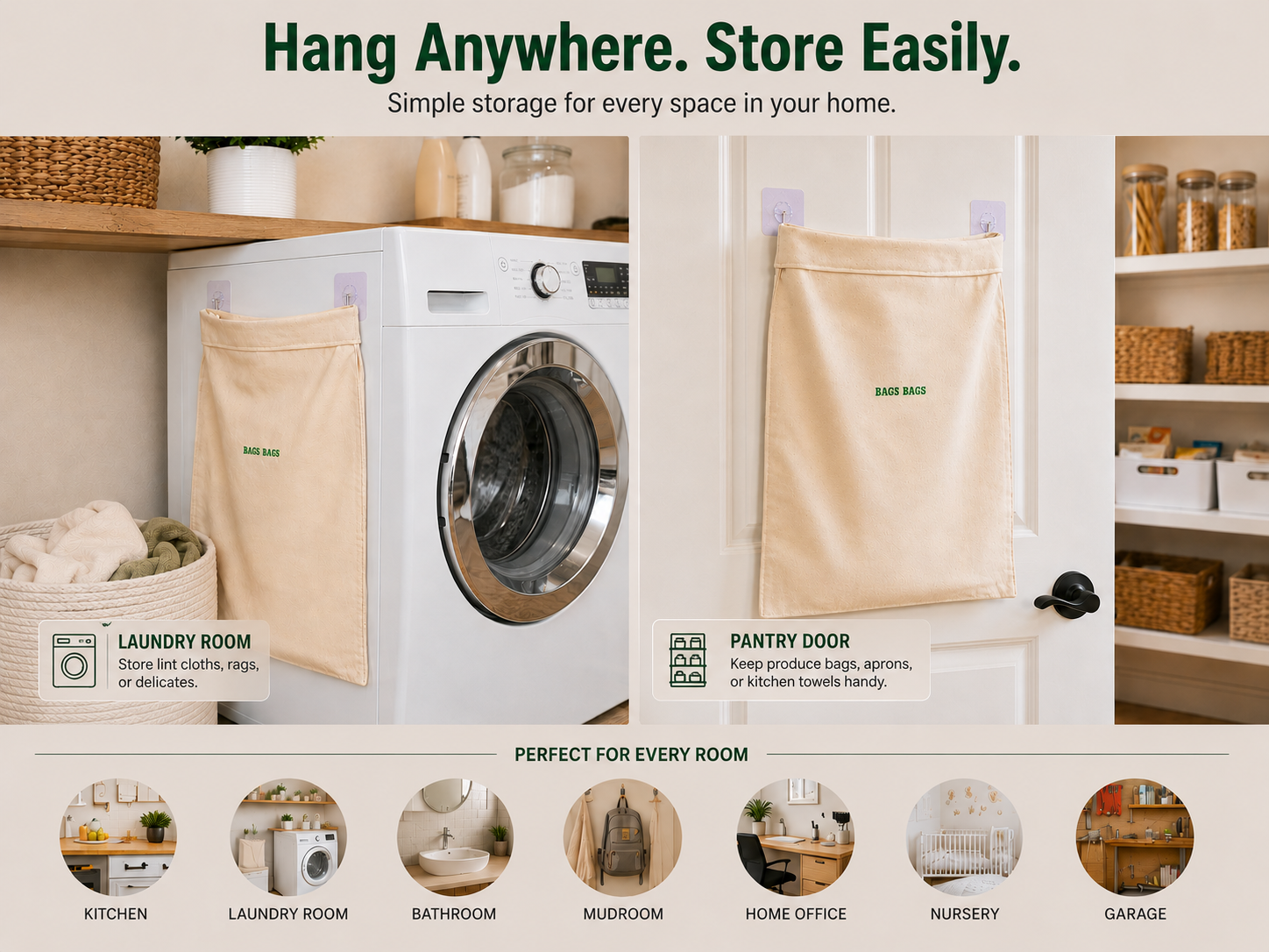 Premium Kitchen Laundry Storage Bag